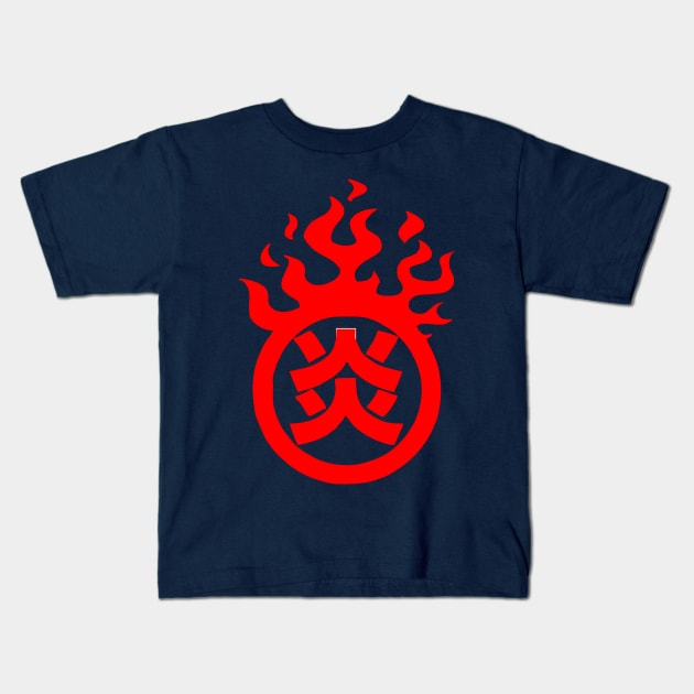 Flame Kids T-Shirt by Bajingseng